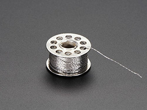 image for 1st Choice Adafruit Stainless Thin Conductive Thread - 2 ply - 23 mete