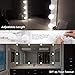 Vanity Mirror Lights Kit,Upgraded 3 Color Modes LED Lights for Mirror Makeup Mirror Lights Kit Hollywood Style Lighting Fixture Strip (Daylight,Warm,Natural White)