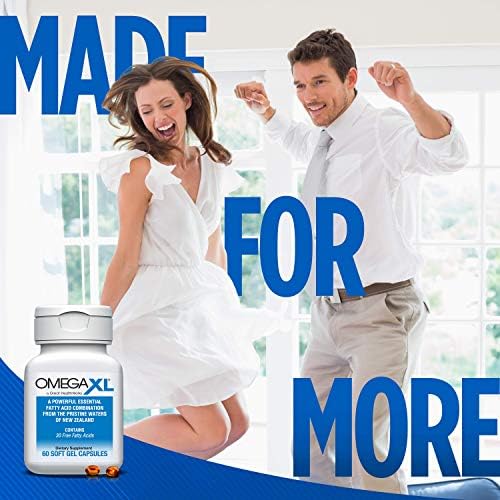 Omega XL 60 ct EPA/DHA Small, Potent, Joint Pain Relief Omega3