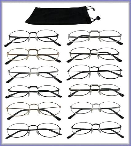 metal frame reading glasses