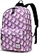 VASCHY School Backpack for Girls, Cute Schoolbag Bookbag for Kids/Teens/Middle School/College/Work Backpack for Women, Pink Unicorn