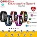 Berryhot Female’s Smart Watch, Exquisite Fitness Tracker, Blood Pressure/Heart Rate/Sleep Monitor Women Smart Fitness Watch for Women (Black)thumb 1
