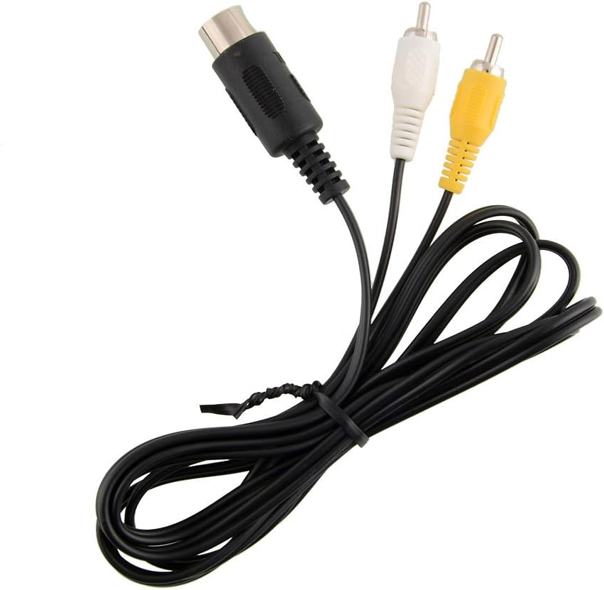 CHILDMORY AV RCA Audio Video TV Adapter Cable Cord for Genesis 1 Console, Schwarz - Image 4