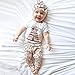 FEITONG 1 Set Baby Girls' Floral Top Shirt + Printed Pants (6-12 Months)