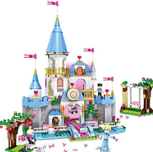 Star Sparkling Ice Happy Princess Castle Doll House with pets (Multicolor)- 669 pcs