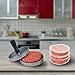Hamburger Press, Aluminum Burger Press with Heavy Duty Non-Stick Patty Maker Pan, Professional Food Grade Hamburger Mold Ideal for BBQ Grill, Home, Parties, Picnic, kitchen Accessories for Hamburger