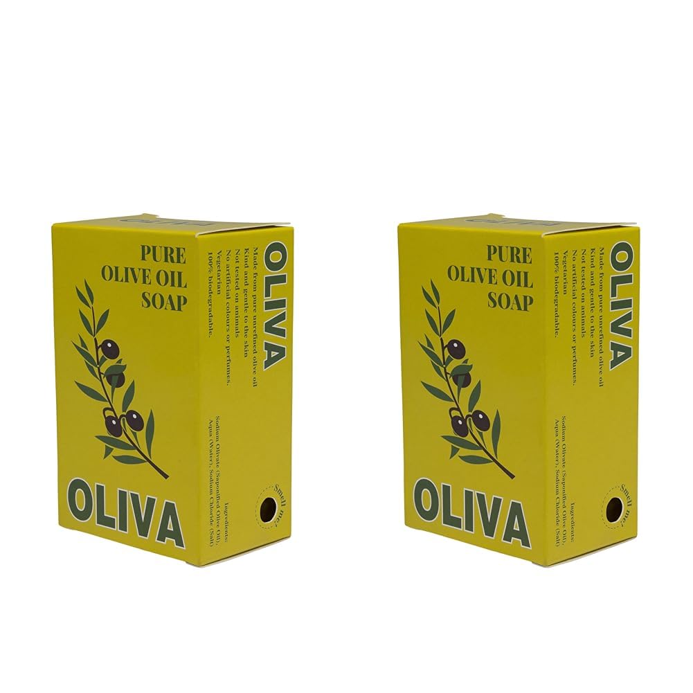 OLIVA Olive Oil Soap 125g (PACK OF 2)