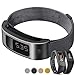 C2D JOY Compatible with Garmin vivofit 1/2 Replacement Bands Activity Tracker Metal Case with Milanese Loop Band - Crafted from Stainless Steel Alloy with Custom Magnetic Closures - Silver, Small