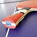 Gambler Custom Professional Table Tennis Paddle with IM7 Graphite Blade and Zero Rubber plus Blue Case