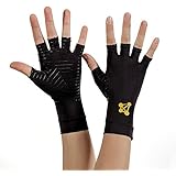 CopperJoint Arthritis Gloves #1 Copper Infused Compression - GUARANTEED To Speed Up Recovery &amp; Relieve Symptoms of Arthritis, RSI, Carpal Tunnel, Tendonitis &amp; More - Men &amp; Women - 1 Pair - X-Large