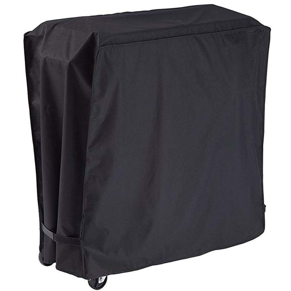 ELR Cooler Cover，Cooler Cart Cover, Universal Waterproof Rolling Cooler Patio Cooler Cover Protection for Outdoor Beverage Cart Rolling Ice Chest Party Cooler Black