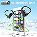 SoundPEATS Wireless Bluetooth Earbuds Secure Fit In-ear Stereo Bluetooth Headphones with Mic (Bluetooth 4.1, aptx, Secure Ear Hooks Design, 6 Hours Play Time, Upgraded Version) - Q9A+ Green