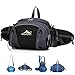 Hiking Waist Pack, MALEDEN Outdoor Water Resistant Lumbar Pack Bag with Water Bottle Holder and Shoulder Backpack for Camping Cycling Hunting and Travel Fanny Pack for Women Men