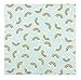 Blue Panda Cocktail Napkins - 150-Pack Luncheon Napkins Disposable Paper Napkins Rainbow Party Supplies for Kids Birthdays 2-Ply Unfolded 13 x 13 inches Folded 6.5 x 6.5 inches