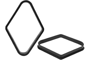 SOONALL Billiard Ball Rack, Plastic Professional Pool Table Rack, Billiard Triangle 9-Ball Rack, Pool Table Equipment Snooker Accessories, Set of 2