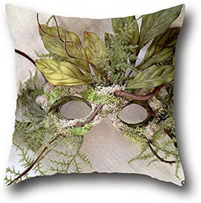 Chipper Ban 100% Cotton Cover Square Decorative Pillow Casehalloween Mask Decor Non-zippered Body Blend Super Soft Solid Color 20*30