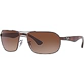 Ray-Ban RB3492 Rectangular Sunglasses