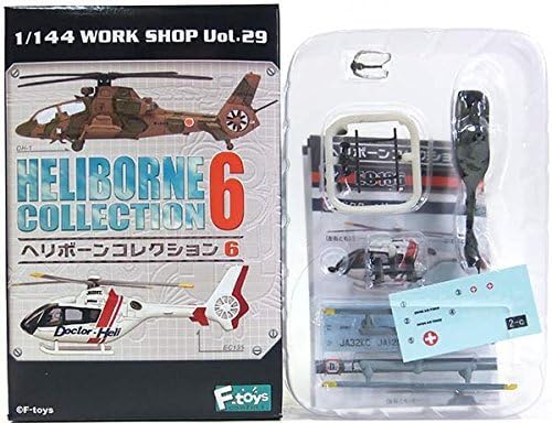 [2C] Efutoizu 1/144 helicopter bone collection Vol.6 EC-135 Swiss Air Force (EC635) separately