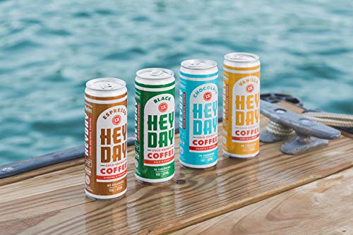 HEYDAY | Cold-Brew Coffee | Salted Mocha | 11 Fl Oz (pack of 12) | Nitro Infused for Freshness | Fair Trade Certified | Non-GMO - Thumbnail 4