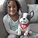 Hallmark Home 6MJV3563 French Bulldog Singing Plush, White with Red
