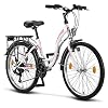Licorne Bike Stella Premium City Bike in 24,26 en 28 inch: een fiets voor meisjes, jongens, dames en heren, met 21…