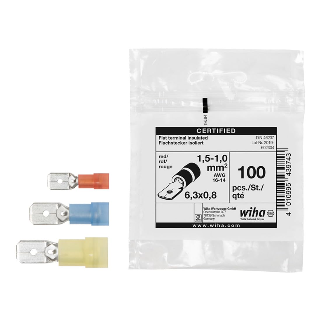 Wiha WIH-43975 43975 – Plano Aislado Ref. C161E015025, Black