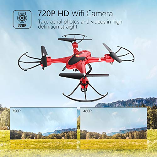 Holy Stone HS200 FPV RC Drone with HD WiFi Camera Live Feed 2.4GHz 4CH 6-Axis Gyro Quadcopter with Altitude Hold… - Image 3