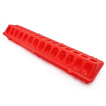 Red Poultry Feeding Watering Supplies Macgoal Flip Top Poultry