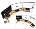 Easeurlife Computer Monitor Riser Multi Media Desktop Stand (Three-Screen (42-50inch))thumb 1
