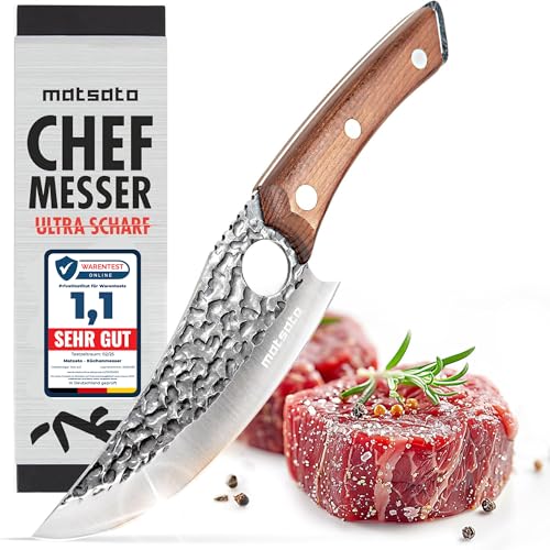 Matsato Küchenmesser Scharf, Klingenlänge 15 cm Profi, Original Kochmesser für Küche, Profi Messer aus Japanischem Stahl, Knife Perfekt zum Schneiden und Zerkleinern thumbnail 1