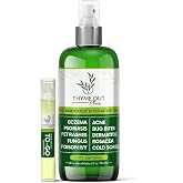 Thyme Out Plus Natural Skin Relief Spray for Eczema, Acne, Bug Bites &amp; Irritated Skin &ndash; Safe for Babies, Kids &amp; Pets &ndash; Gentle Non-Toxic Face &amp; Body Mist with Organic Thyme + Oat Support