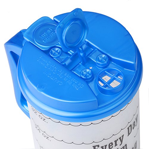 Water Tracking Large Hospital Mug for Daily Intake Measuring Every Day