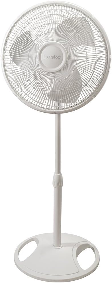 Lasko Fans 2520C Oscillating Stand Fan, White 16C