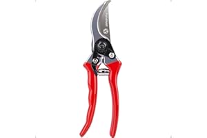 Fondwell 8.5" Bypass Pruning Shears for Gardening: Heavy Duty Garden Clippers Hand Pruners of High Cutting Efficiency
