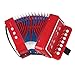 First Note USA Play Musical Instruments Accordion Toy for Toddler Kids, Boys and Girls Set of 4 Durable Instruments Including Accordion, Harmonica, Piano Horn, and Soprano Descant Recorder