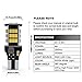 GZTC [New Upgraded] 912 921 LED Backup Light Bulbs High Power 3030 24-SMD Chipsets Extremely Bright Error Free T15 906 W16W for Back Up Lights Reverse Lights, 6500K White (Pack of 4)