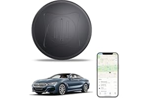 FEGERMAN Mini GPS Tracker for Vehicles - Magnetic Real-Time GPS Tracker,Tracking Devices for Cars Hidden,Global Coverage Location Tracker for Kids,Dogs,Trucks/Person,No Subscription Required/No Monthly Fee