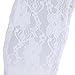LUX ACCESSORIES Halloween White Lace Veil Bunny Rabbit Ears Easter Baby Dress Up Party Headband