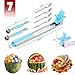 Watermelon Windmill Slicer Cutter 304 Stainless Steel-Melon Cubes Cutter, 7 in 1 Watermelon Salad Cut Tools Pack, Easy Grip Kitchen Gadgets Set, Fruit Corer (BLUE)