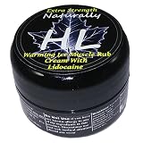 Warming Ice Muscle Rub Cream - Maximum/Extra Strength With Lidocaine Pain Relief (1/2 Ounce)