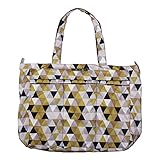 JuJuBe Super Be Large Everyday Lightweight Zippered Tote Bag, Classic Collection - Olive Juice