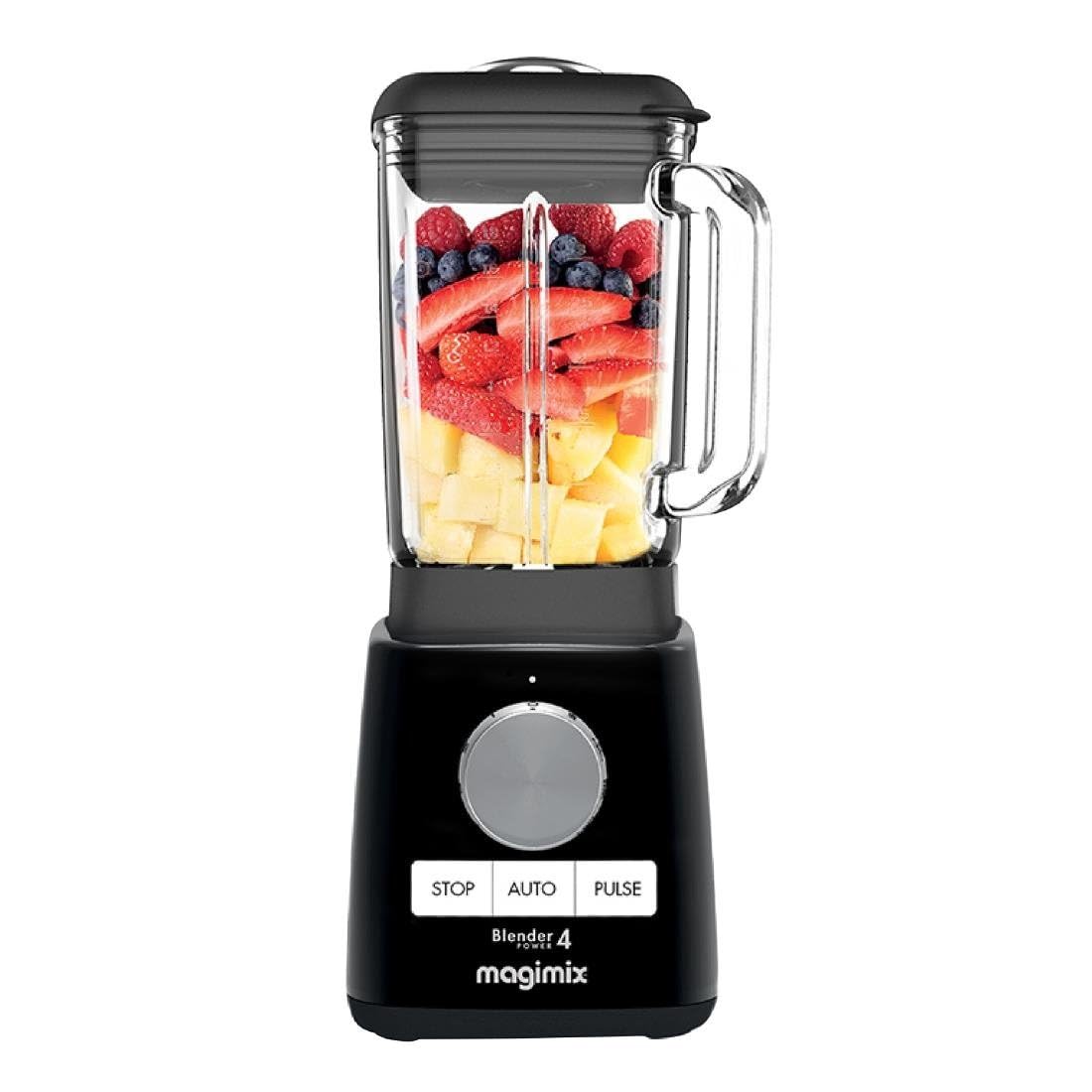 Magimix Blender Power 4 | Quiet Mark Approval | Metal/Glass | 1300W | 1.8L | Black | 11628