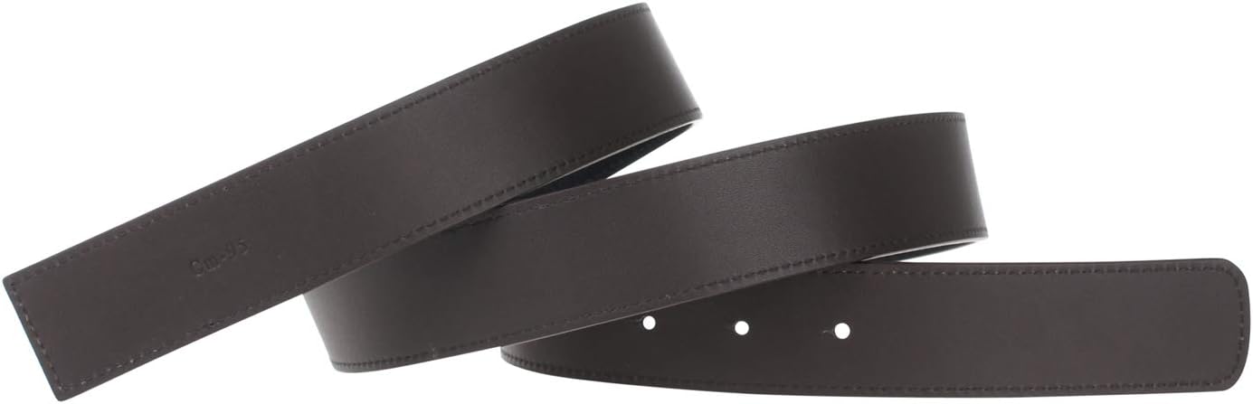 Replacement Leather Belt Strap Reversible Double Sided Genuine Leather Replacement Belt 35mm Wide - for Ferragamo