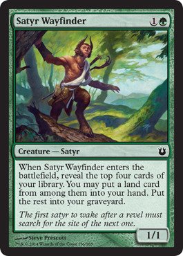 Magic: the Gathering - Satyr Wayfinder (136/165) - Born of the Gods