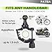 Patea bike mount，360° Rotatable Universal Heavy Duty Mountain & Road Handlebar Cradle Holder,Bicycle & Motorcycle Phone Mount, Fits any Smart Phones
