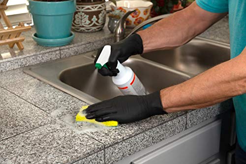 Microflex (MFXMK296XL) MidKnight Black Powder-Free Nitrile Examination Gloves - XL - Thumbnail 2