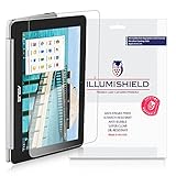 iLLumiShield Screen Protector Compatible with Asus Chromebook Flip (10.1 inch,2015)(2-Pack) Clear HD Shield Anti-Bubble and Anti-Fingerprint PET Film