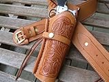 Shotgun Lilli Gun Belt - Leather - 22 Caliber - Natural Color with 6
