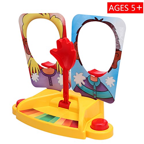 Cheesea Dual Pie Face Showdown 2 Players Challenge Board Game For Ages 5+