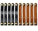 10 Pcs Leather Cable Straps Cable Tie Wraps Cord Management Holder Keeper Earphone Wrap Winder Wire Ties Cord Organizer for Work and Travel